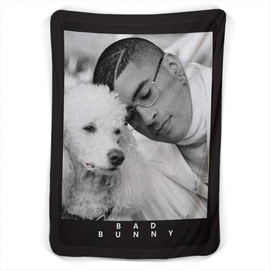 Bad Bunny Galore Fleece Blanket