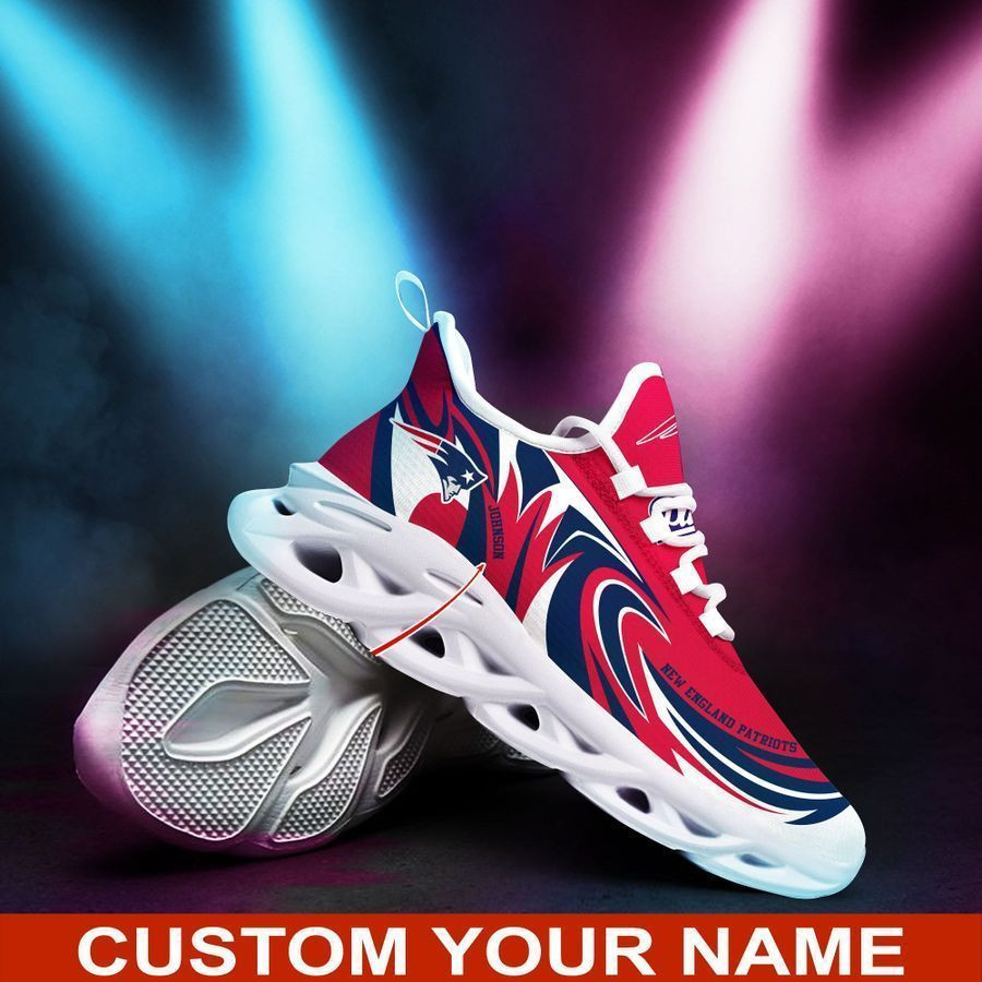 New England Patriots Personalized Yezy Running Sneakers Art 621