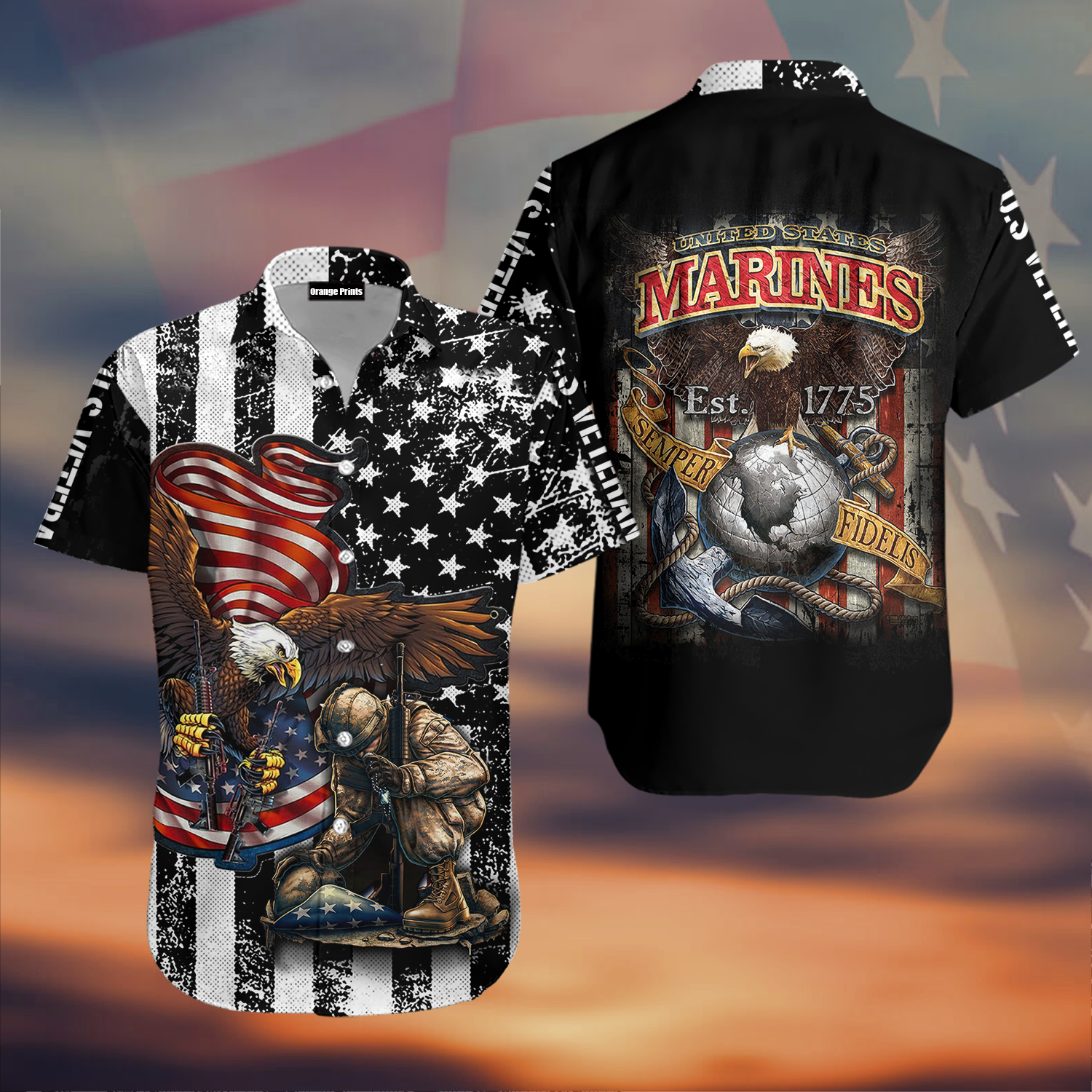 Us Marine Veteran Hawaiian Shirt – For Men And Women