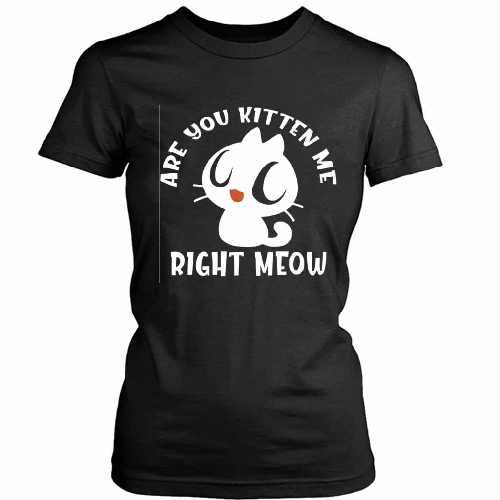 Are You Kitten Me Right Meow Range Women’s Tee T-Shirt