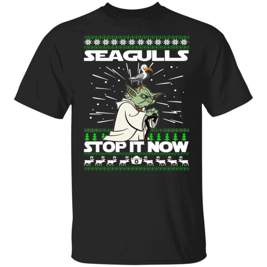 Seagulls Stop It Now Ugly Christmas Sweater