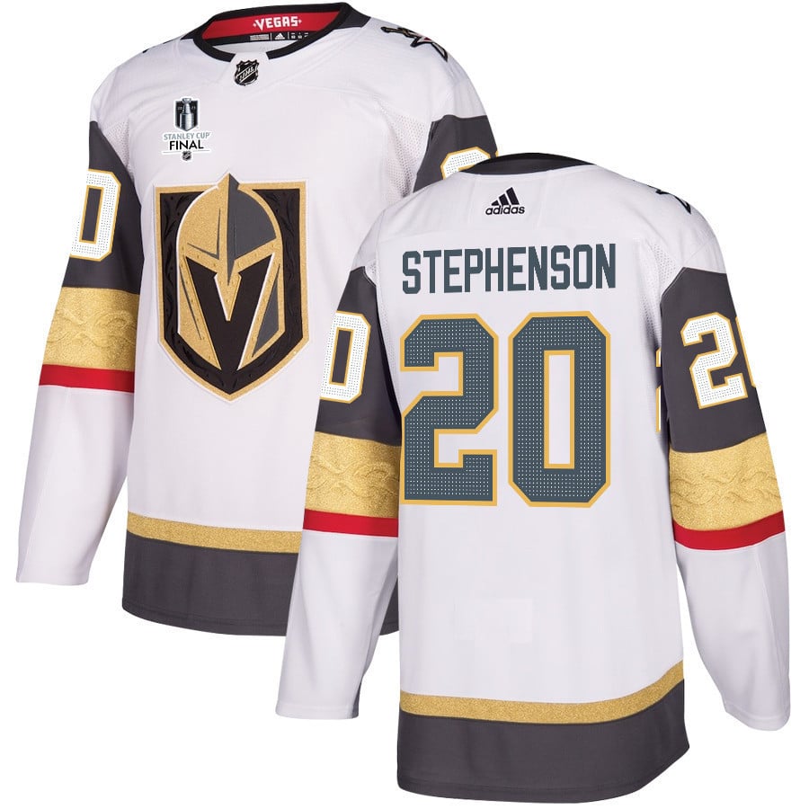 Chandler Stephenson 20 Vegas Golden Knights Stanley Cup 2023 Final Patch Away Breakaway Men Jersey – White