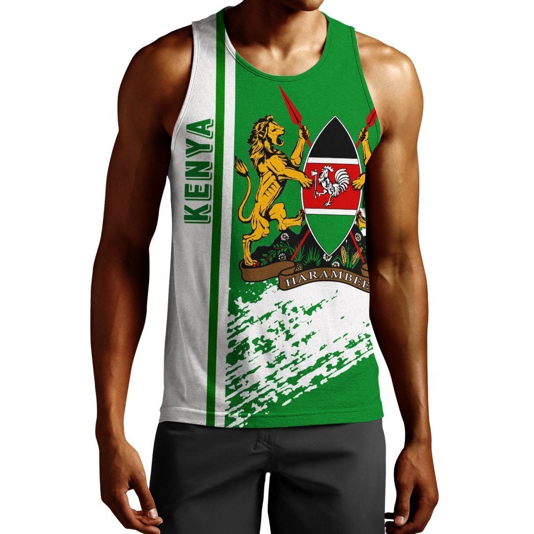 African Tank Top Kenya Men’S Tank Top Quarter Style Karipun