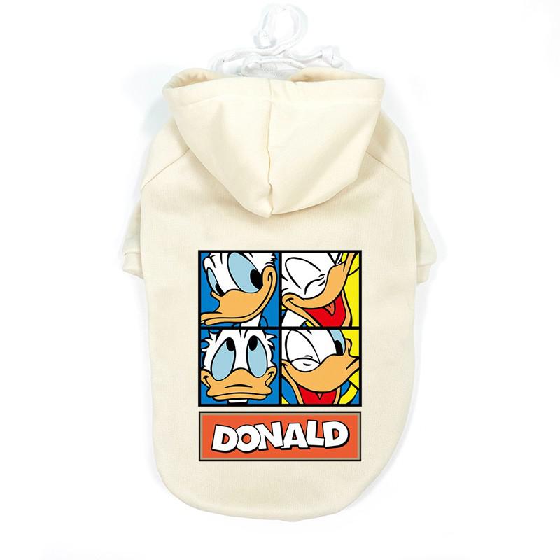 Disney Donald Duck Dog Clothes Cat Dog With The Same Outdoor Sweatshirt Puppy Hoodie Spring Pet Coat Bulldog Small Medium Dogs alx