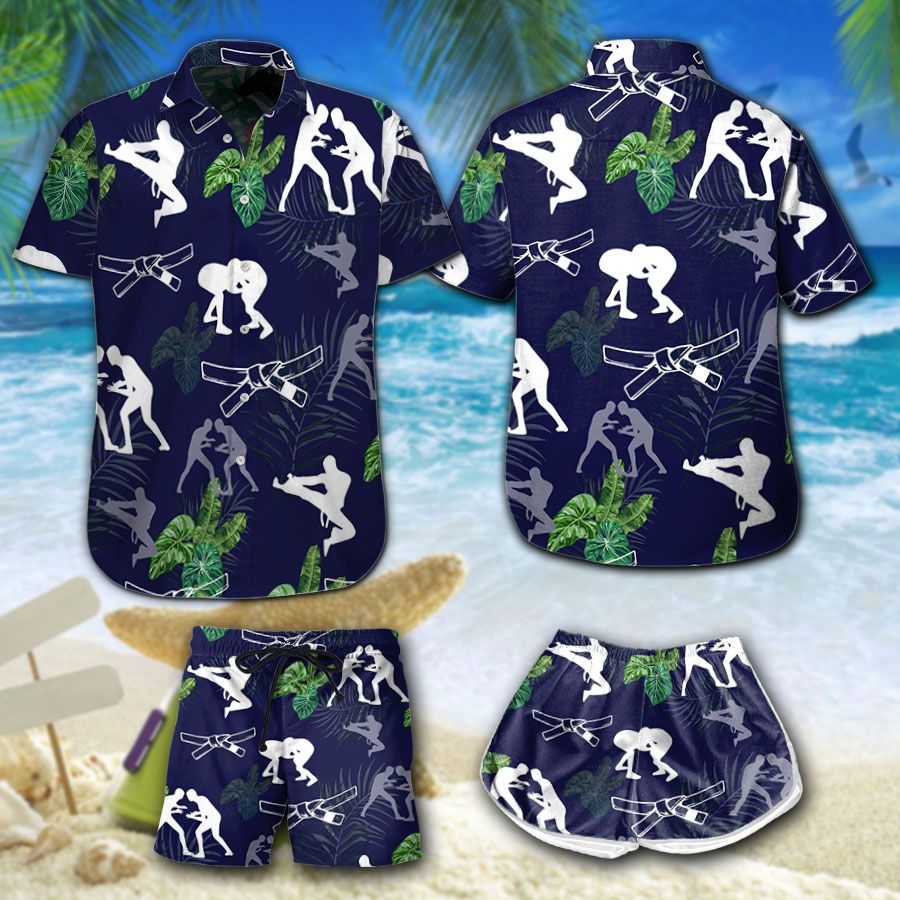 Tropical Leaves Taekwondo Hawaii Shirt Summer Holiday Ha56142