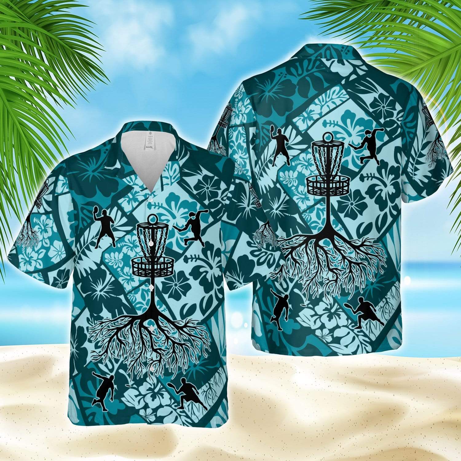 Hawaiian Aloha Shirts Disc Golf Cross Fashion Store