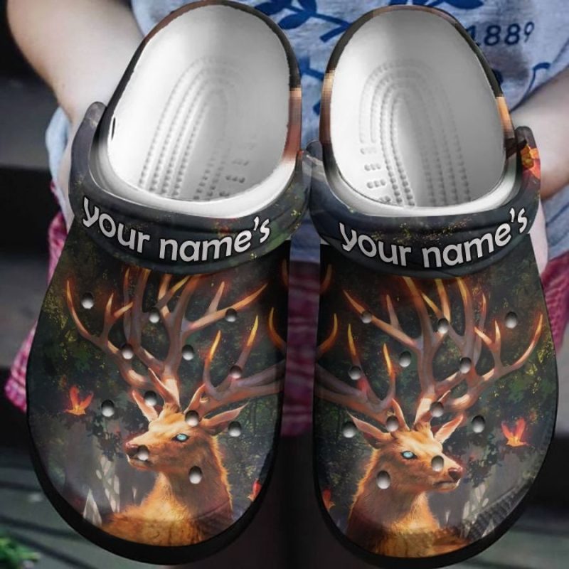 Deer Burning Bright Shoes Crocbland Clog Birthday Gifts