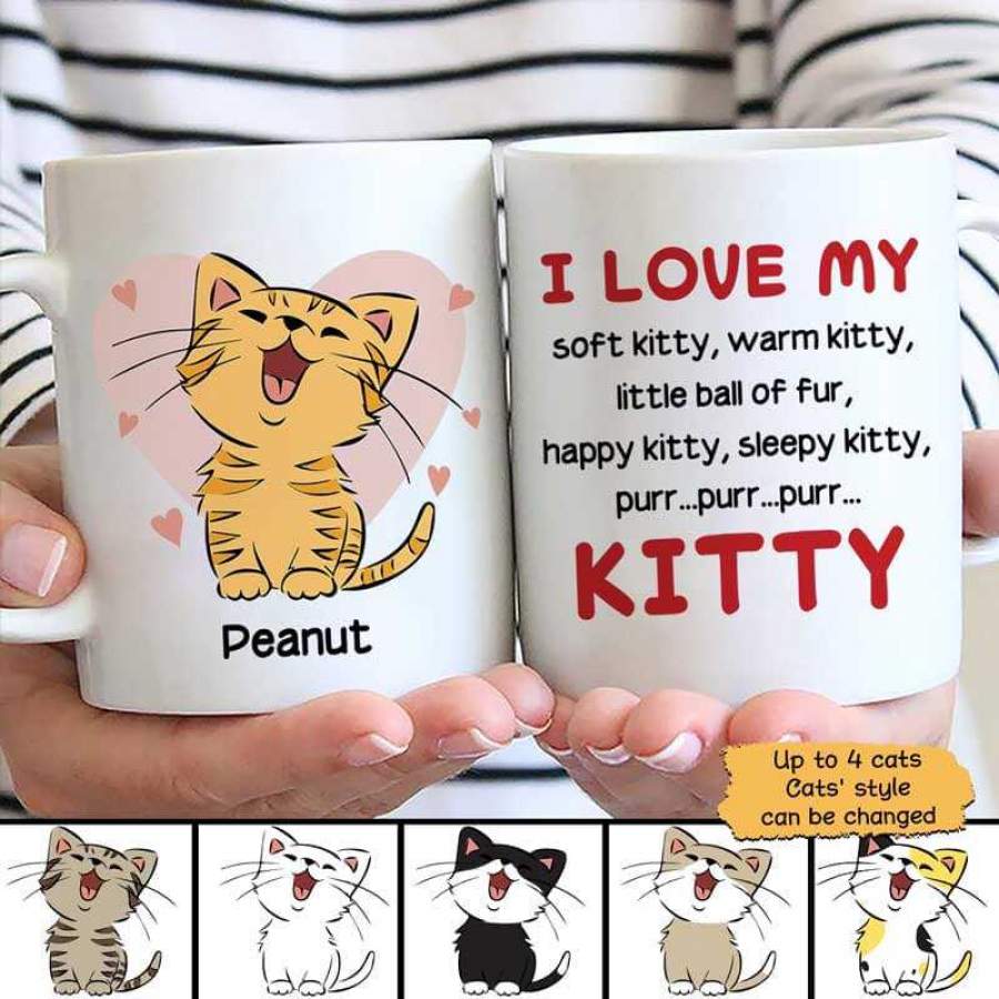 Cute Soft Kitties Personalized AOP Mug