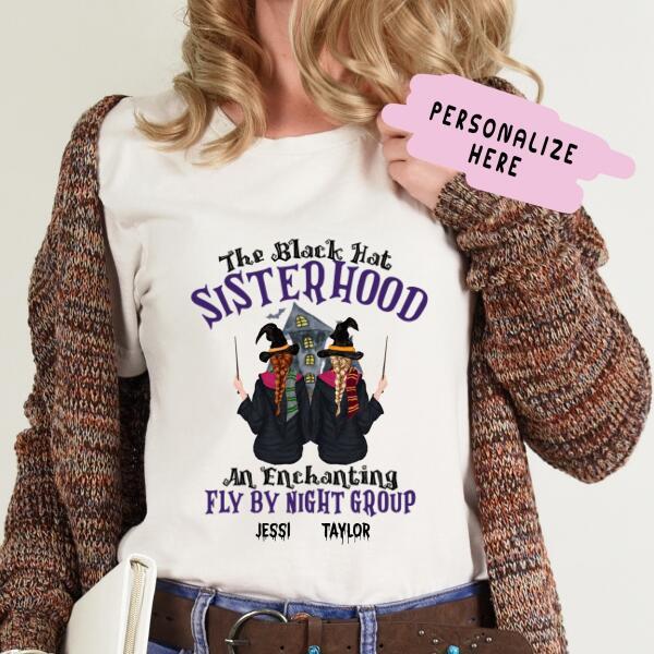 Personalized Witch Happy Halloween Shirt, Gift For Hallowen Party, Gift For Her Halloween, Best Friend Gift
