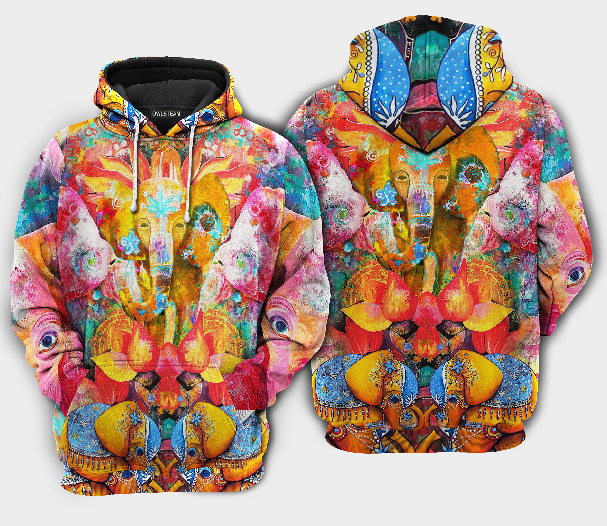 Hippie Elephant Amazing – Hoodie – Hood74Dmt150921