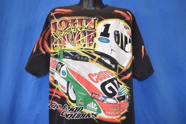 90S John Force Ford 1 Mustang Nhra Champ Shirt