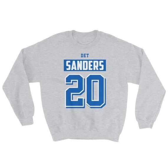 Detroit Football Barry Sanders Jersey Lions Shirt