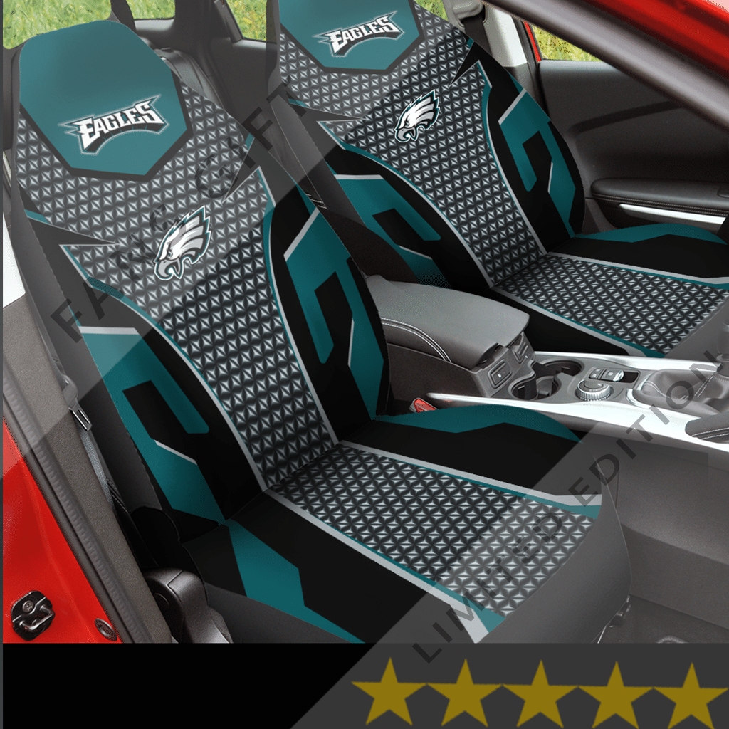Philadelphia Eagles Car Seat Covers (Set Of 2) -V2