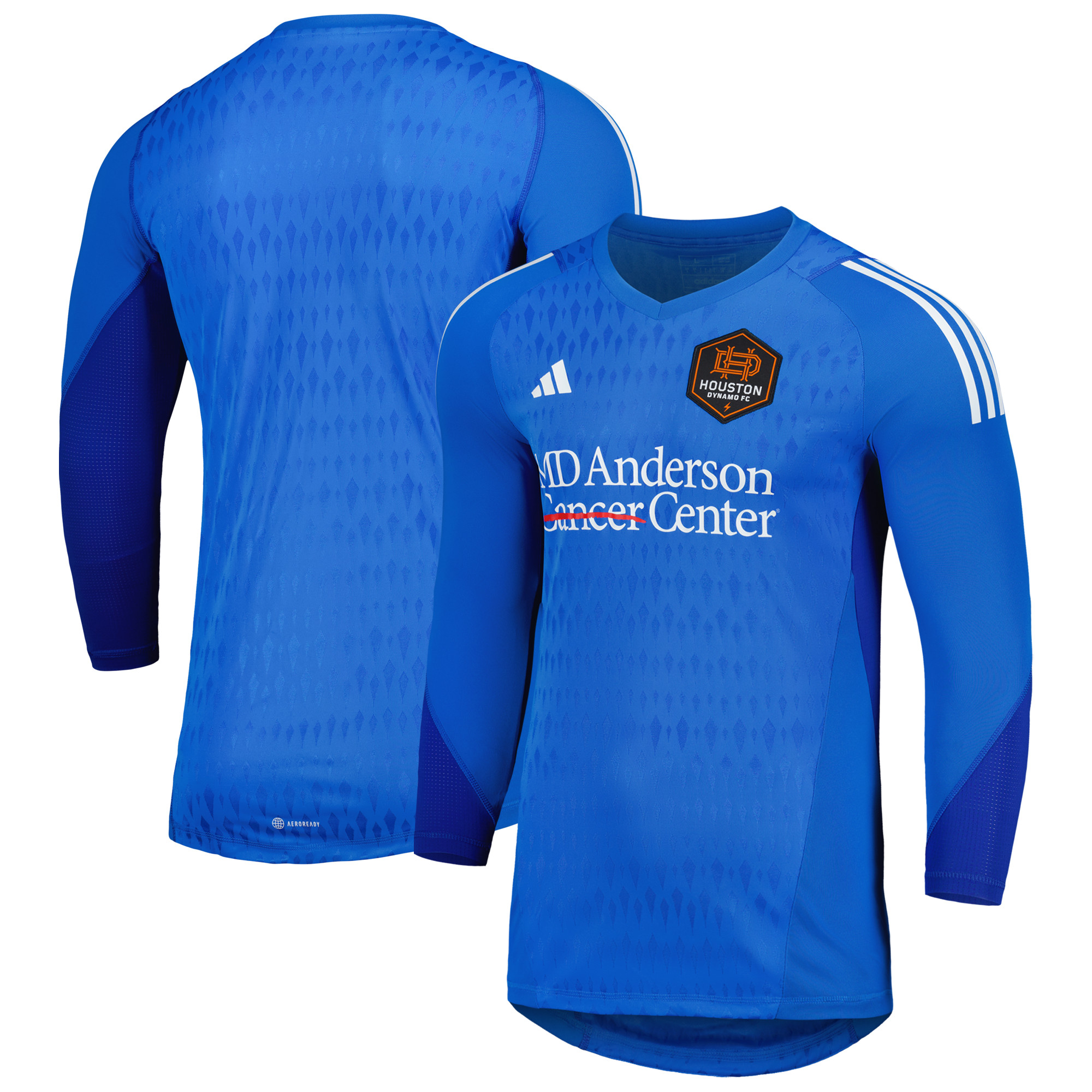 Houston Dynamo FC 2023 Goalkeeper Long Sleeve Replica Jersey – Blue