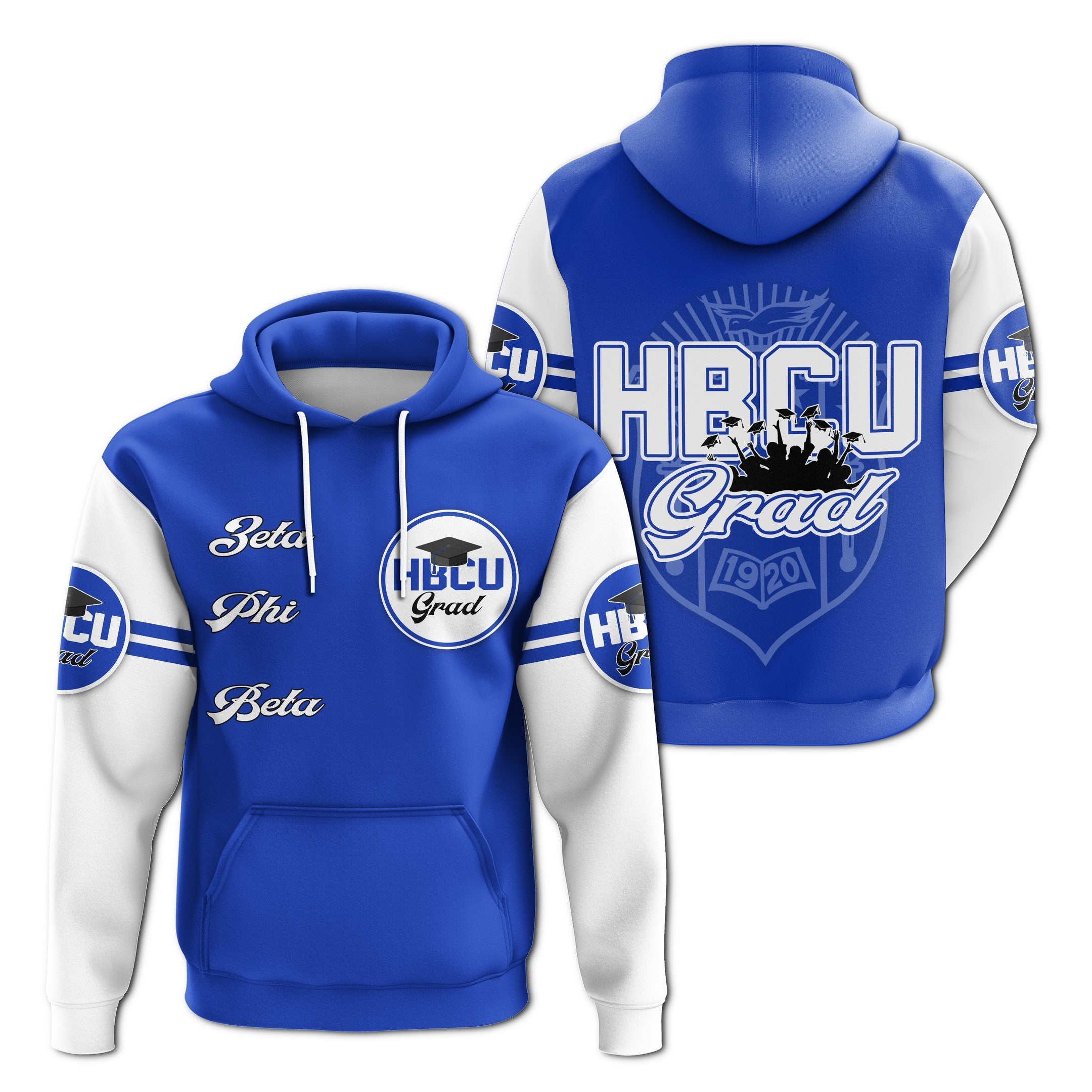 Sorority Hoodie – Zeta Phi Beta Hbcu Grad Pullover Hoodie