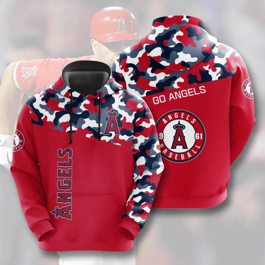 Los Angeles Angels Casual Camouflage Hoodie