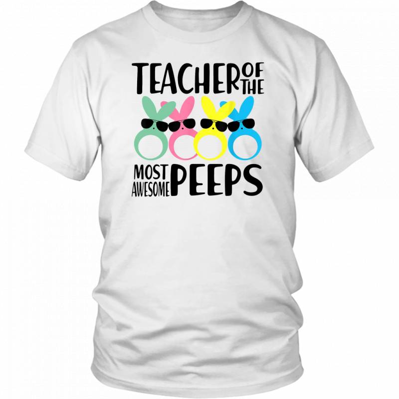 teacher of the most awesome bunny easter T shirt