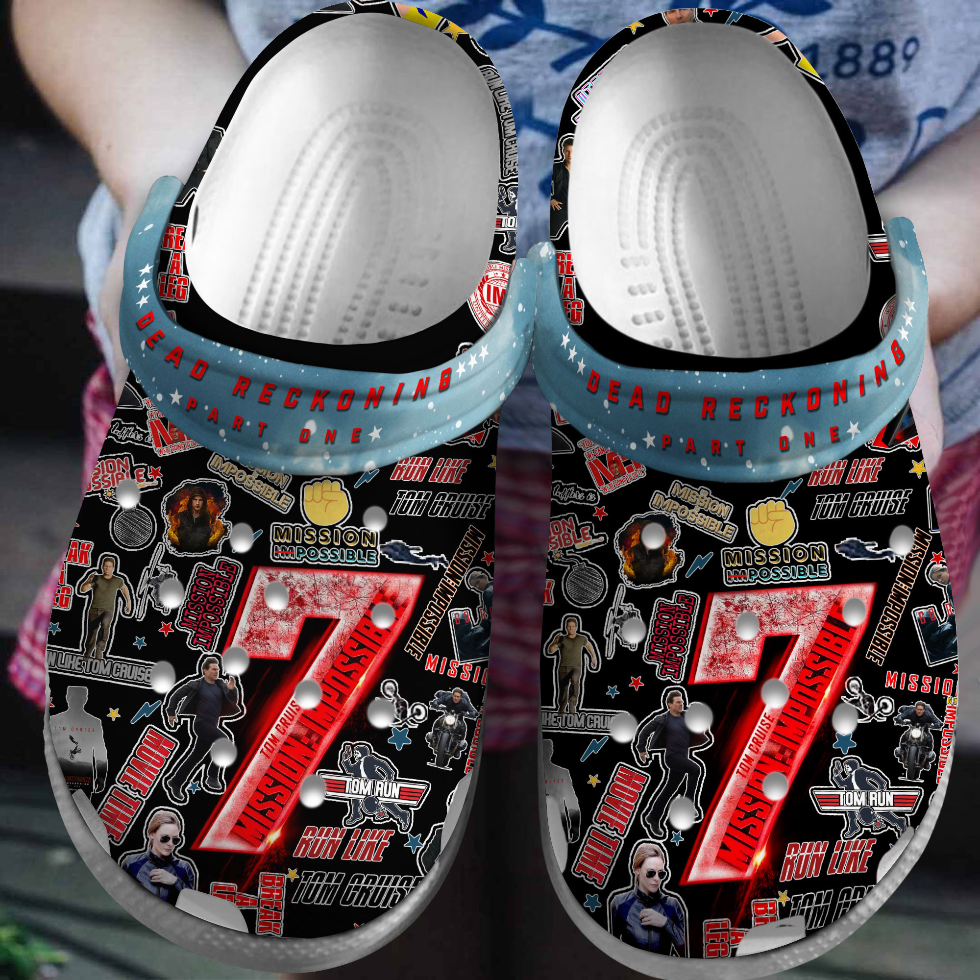 Mission Impossible Movie Crocss Crocband Clogs Shoes For Men Women And Kids Aytg54Zk-1