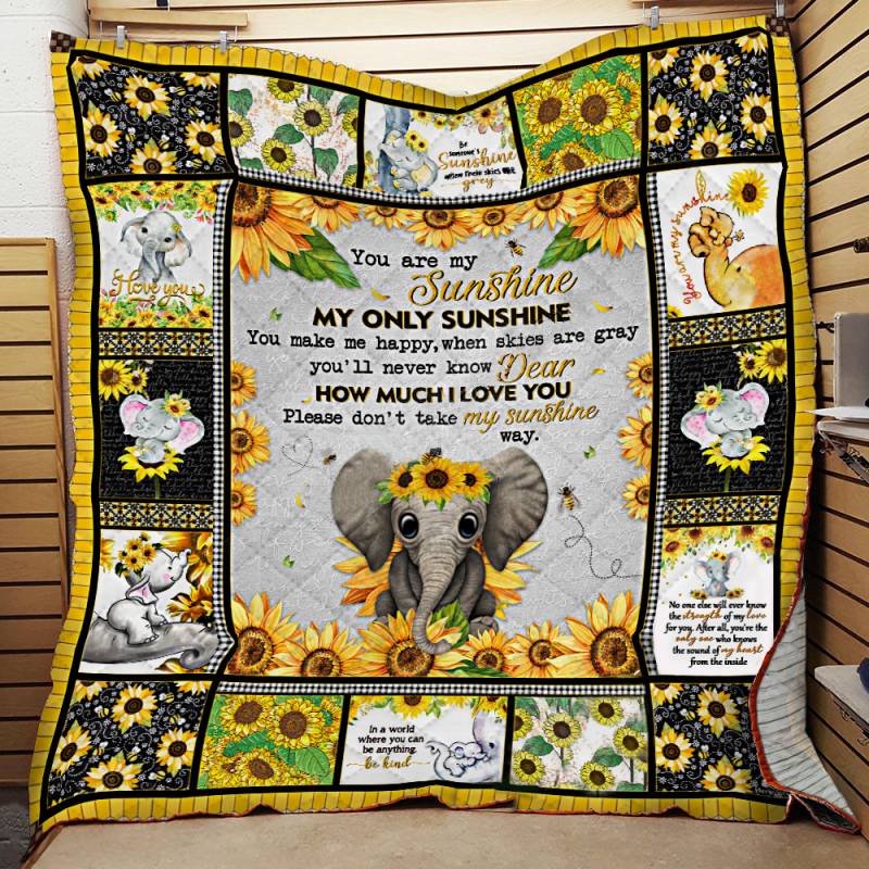 You Are My Sunshine Elephant Quilt – BT120201