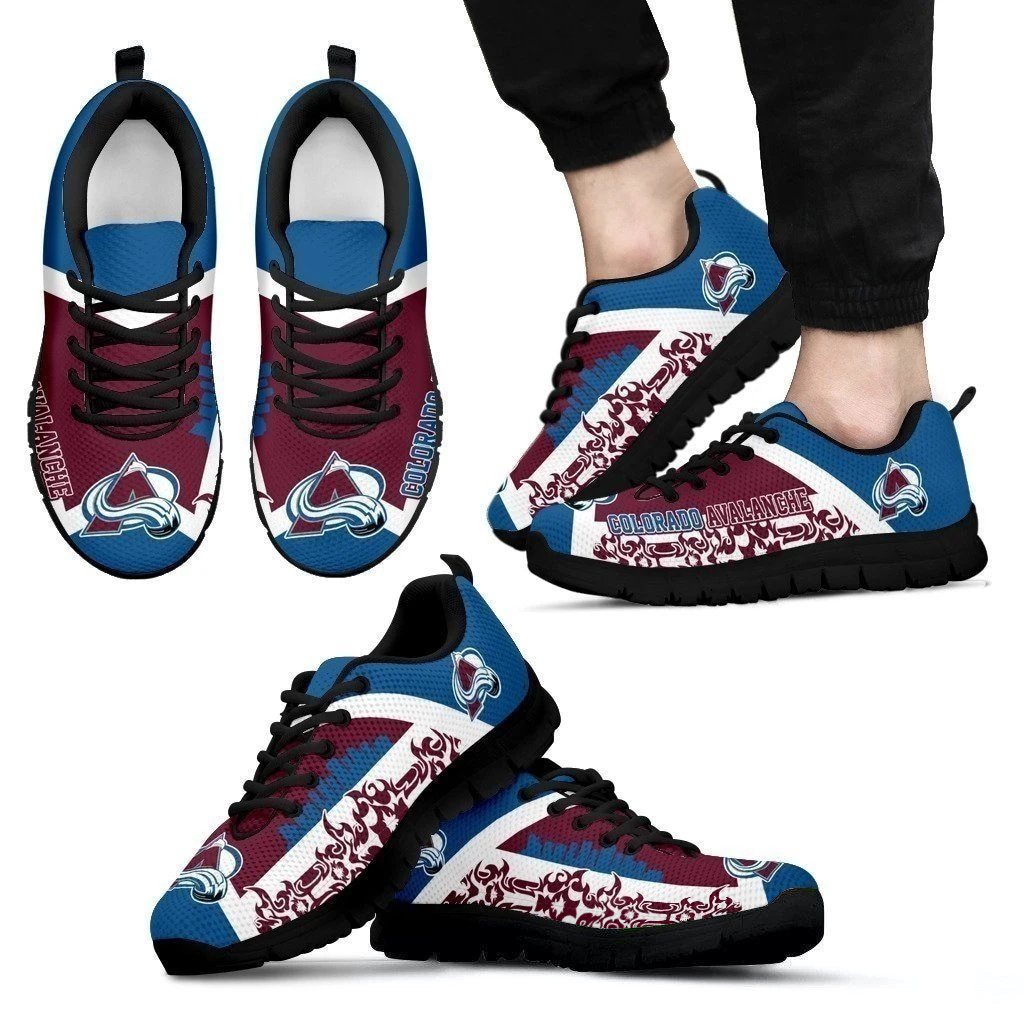 Colorado Avalanche Sneakers Hockey Fan Gift Idea