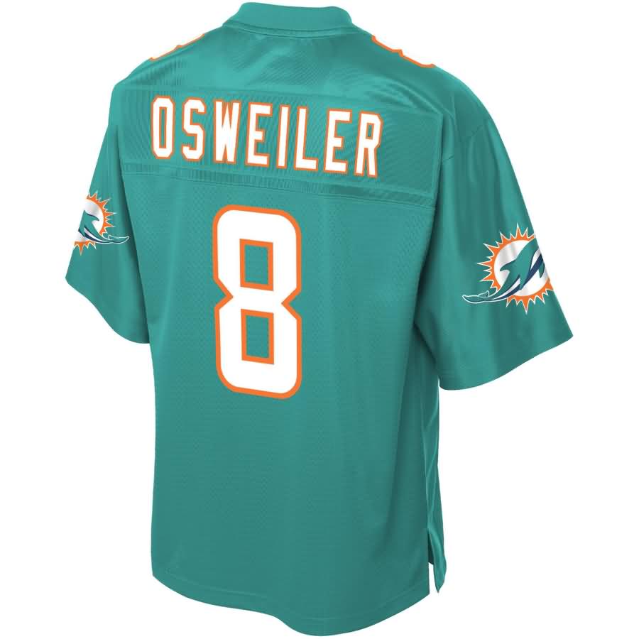 Brock Osweiler Miami Dolphins NFL Pro Line Team Player Jersey – Aqua