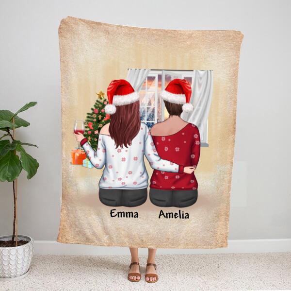 Personalized Blanket For Sister – Christmas Gifts For Sister – Up To 5 Girls