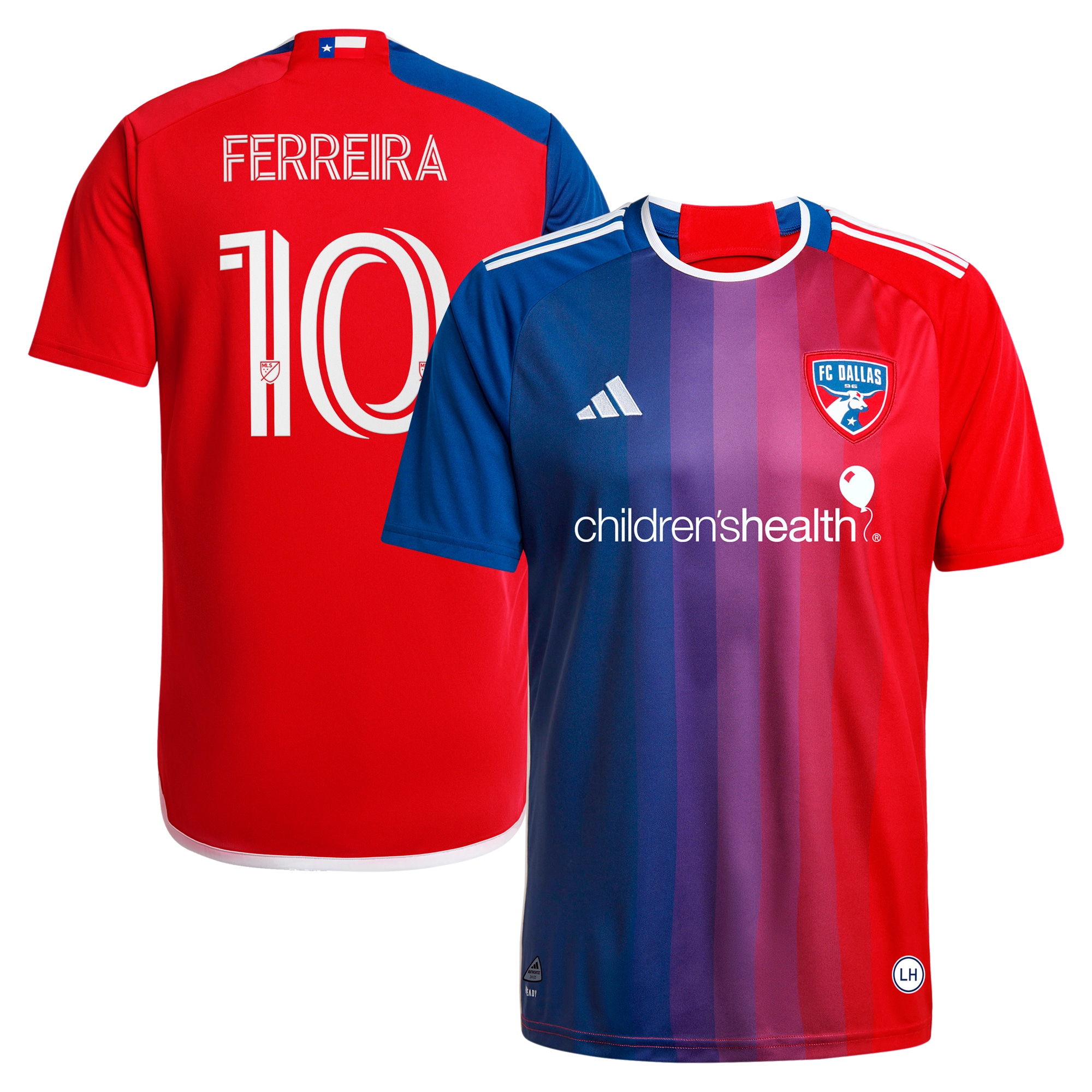 Jesus Ferreira FC Dallas 2024 After Burner Replica Player Jersey  Navy