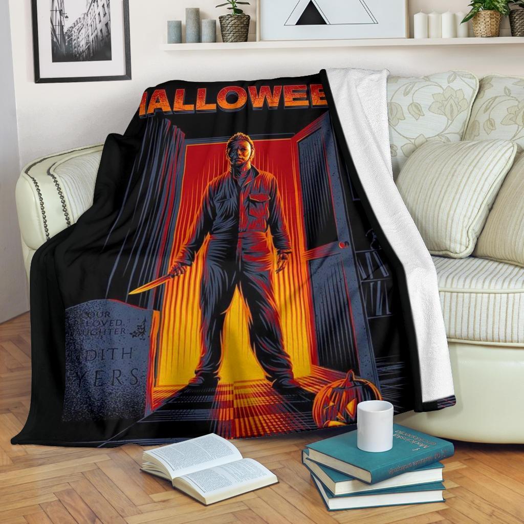 Amazon Best Seller Halloween Michael Myers Fleece Blanket