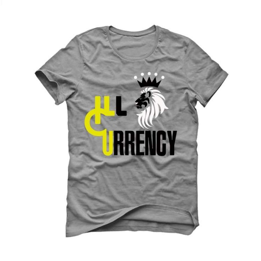 AIR JORDAN 4 “COOL GREY” 2019 RETRO Grey T (Illcurrency Lion) T-shirt