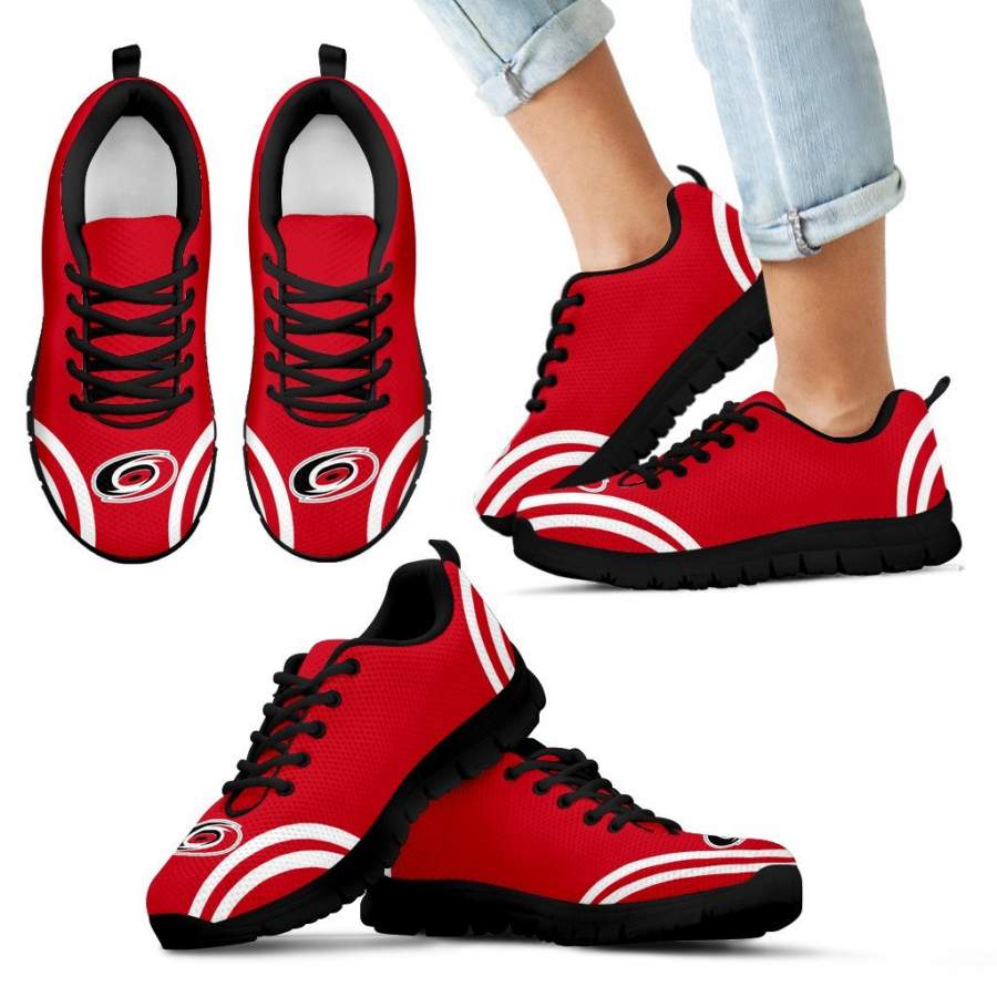 Lovely Curves Stunning Logo Icon Carolina Hurricanes Sneakers