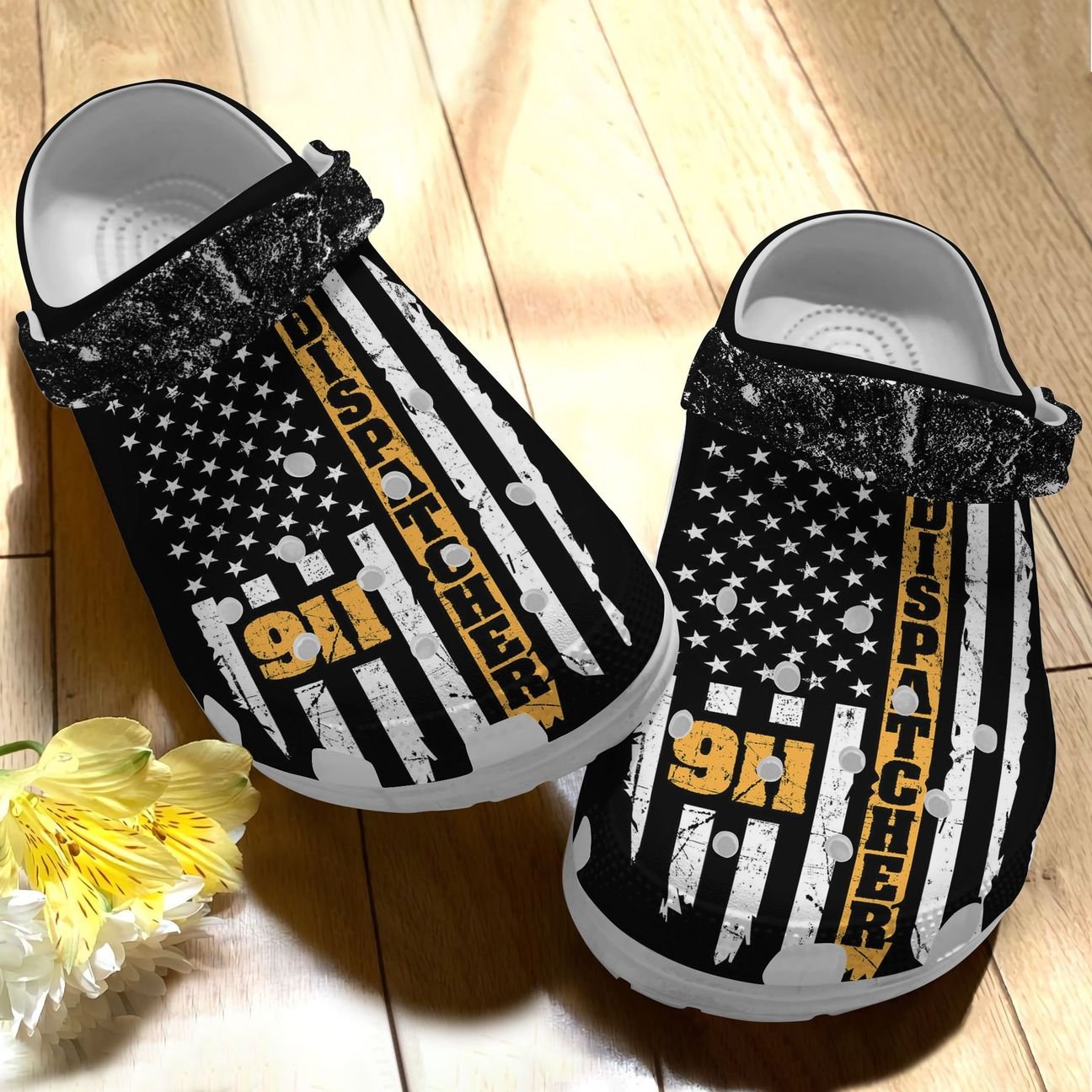 Dispatcher Personalize Clog, Custom Name, Text, Fashion Style For Women, Men, Kid, Print 3D 911