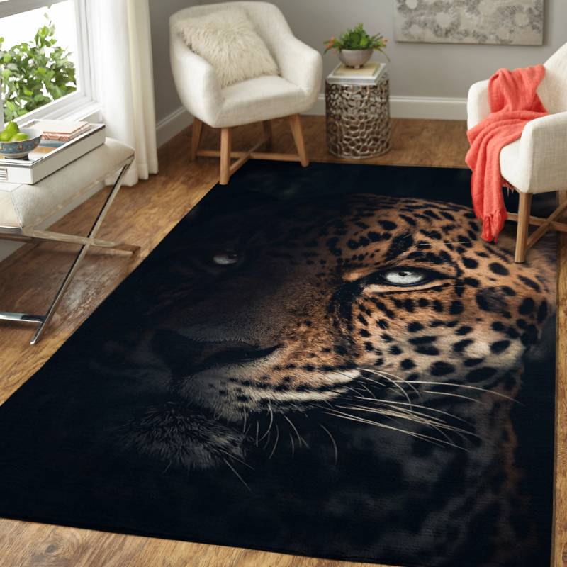 The Jaguar in The Dark – Animals Area Rug Carpet