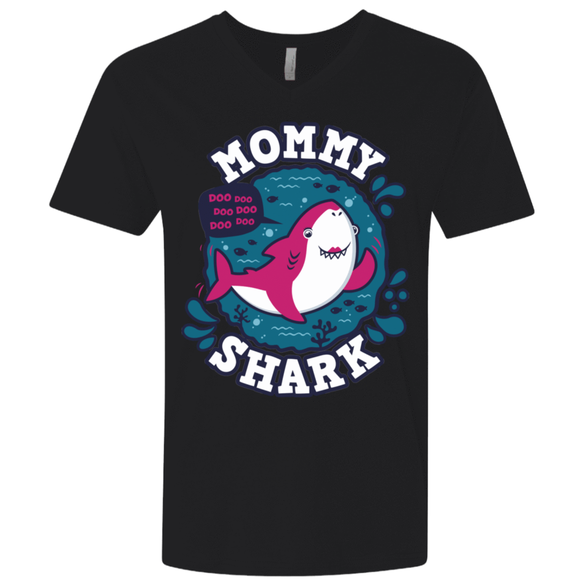 Shark Family Trazo – Mommy Men’S Premium V-Neck