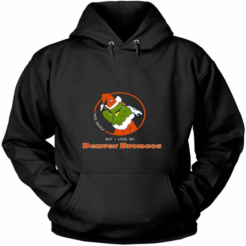 The Grinch Christmas T Shirt, Denver Broncos T Shirt – Hoodie