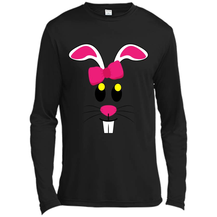 Bunny Shirt-Easter Costume-Easter For Girls T-shirt Long Sleeve Moisture Absorbing Shirt