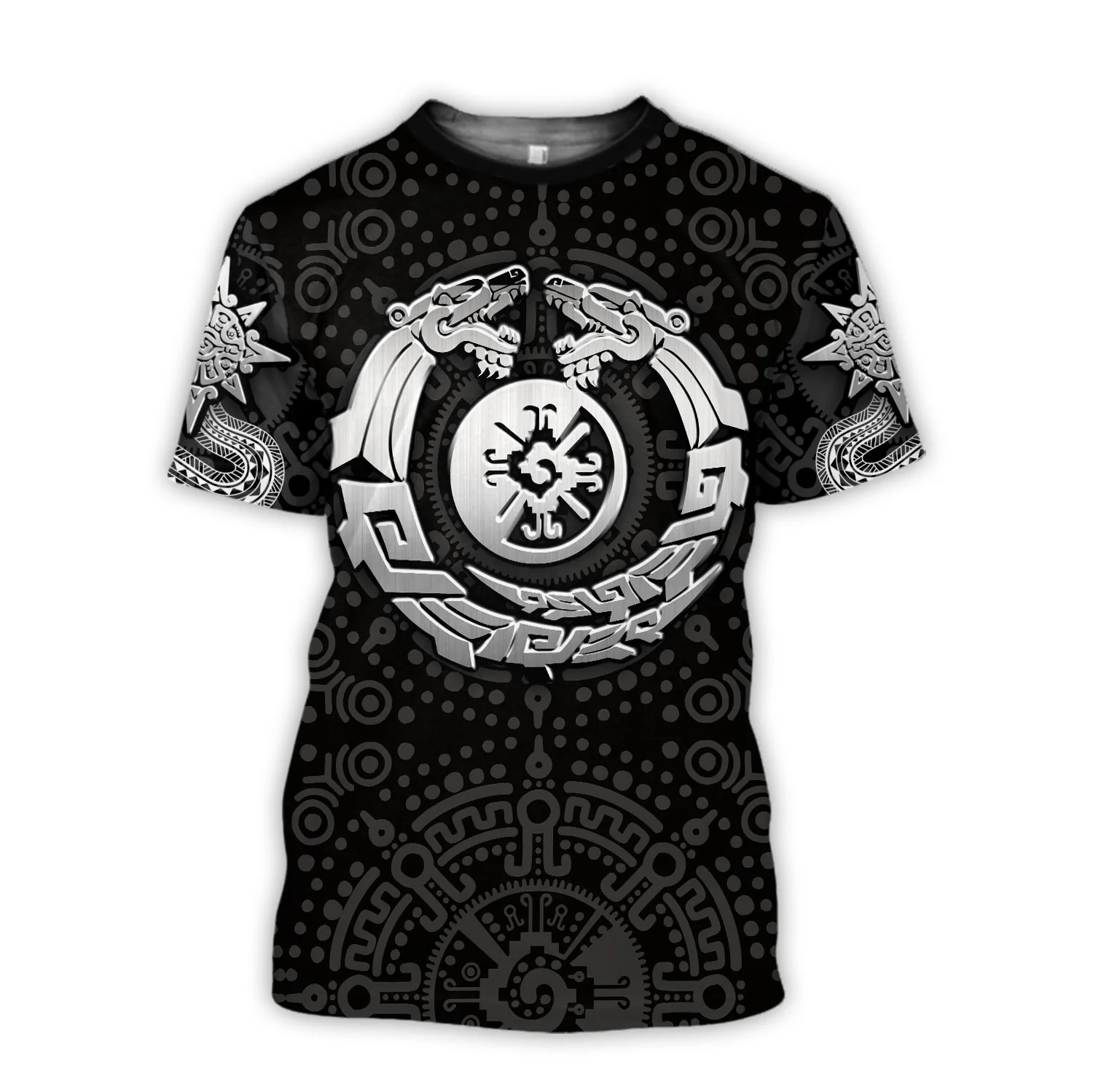 Aztec Mayan Snake Calendar Sun T Shirt