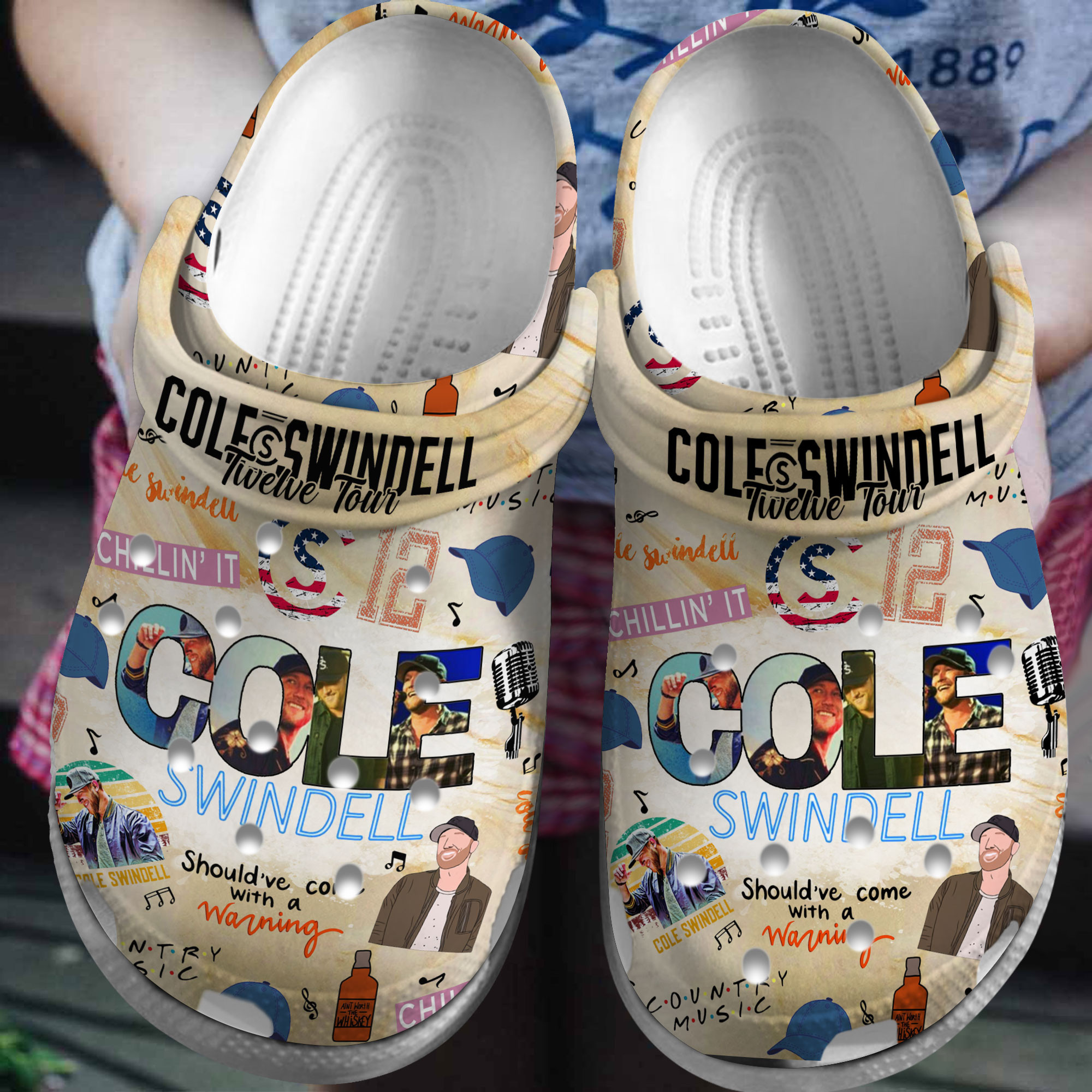 Premium Cole Swindell Music Crocs Crocband Clogs Shoes Comfortable For Men Women and Kids