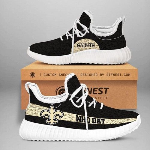 New Orleans Saints Personalized Shoes Custom Yeezy Sneaker For Fan