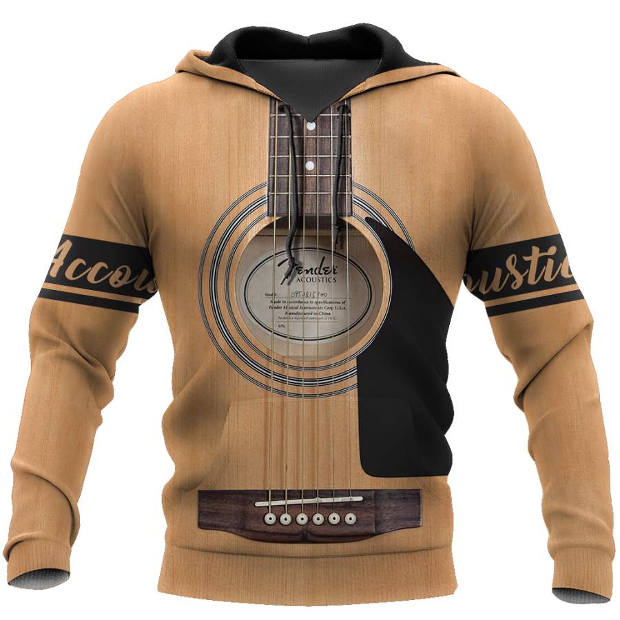 Acoustic Guitar 3D All Over Printed Shirts For Men and Women HAC290703