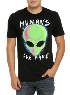 Humans Are Fake Alien T-Shirt