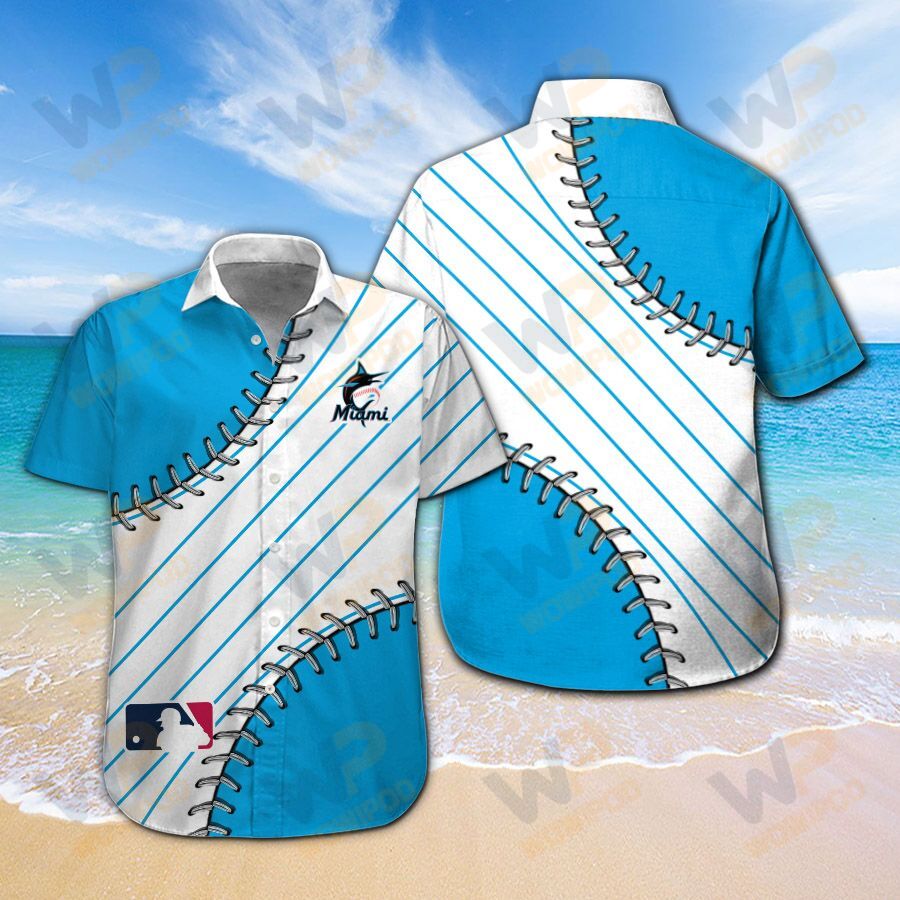 Miami Marlins Hawaii Shirt And Beach Shorts 267 Ha15953