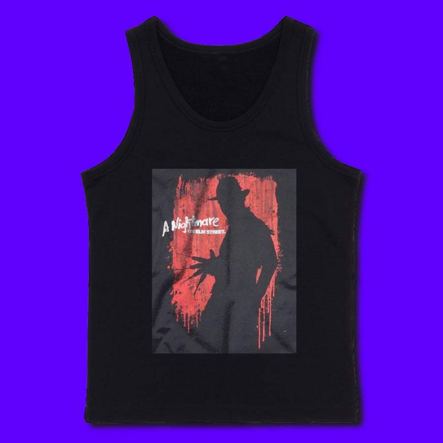 Freddy Krueger A Nightmare On Elm Street Movie Men’S Tank Top T-Shirt