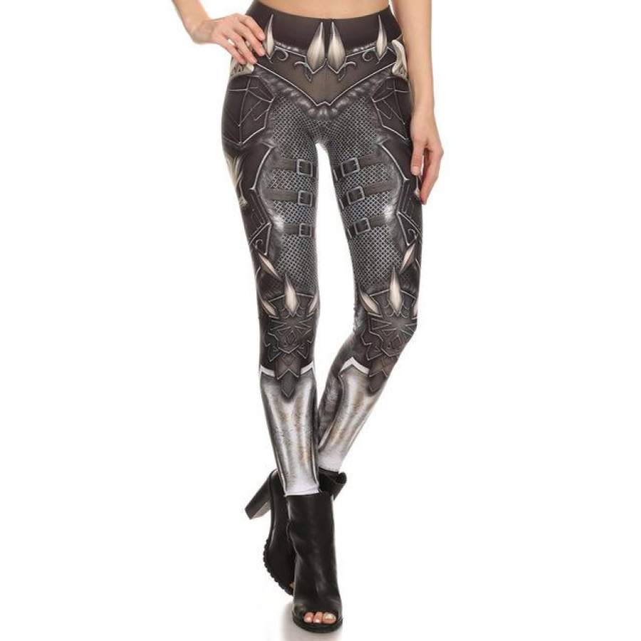 BARBARIAN Skull Women Leggings Printed