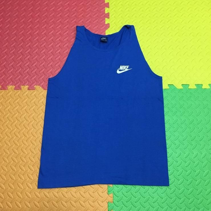 Vintage 80S Blue Tank Shirt