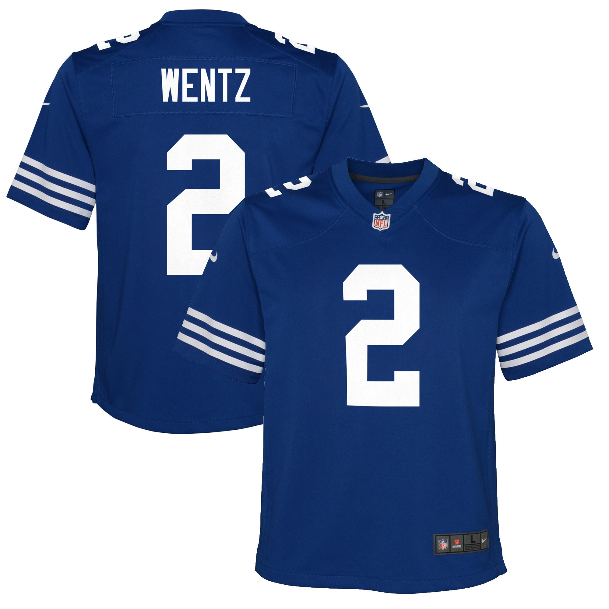 Carson Wentz Indianapolis Colts Alternate Game Jersey – Royal NFL