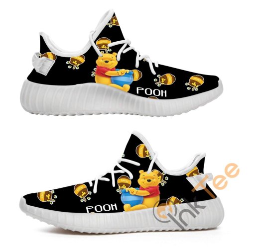 Honey Pooh Custom Shoes Personalized Name Yeezy Sneakers