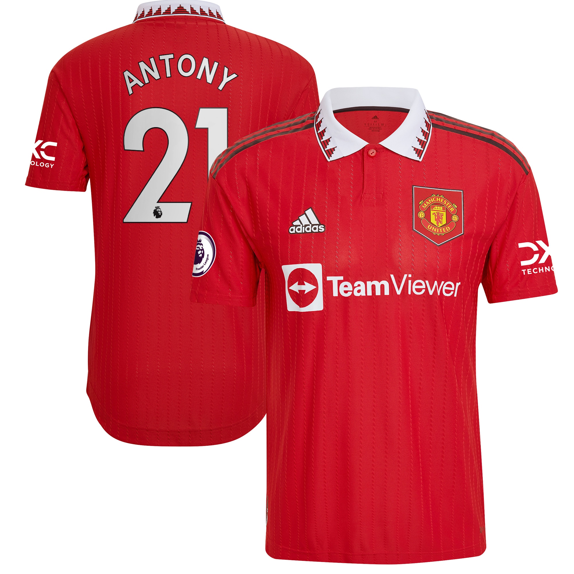 Antony Manchester United 2022/23 Home Authentic Player Jersey – Red