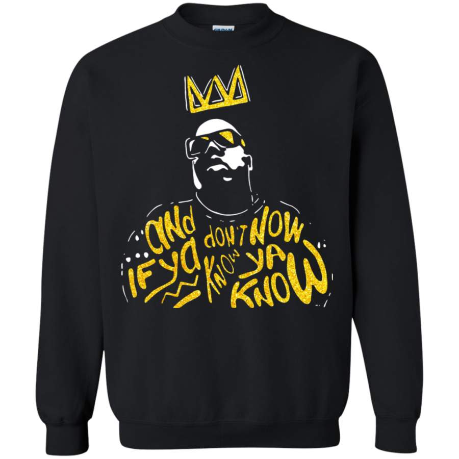 AGR Biggie Smalls Notorious And If Ya Don’t Know Now Ya Know Sweatshirt