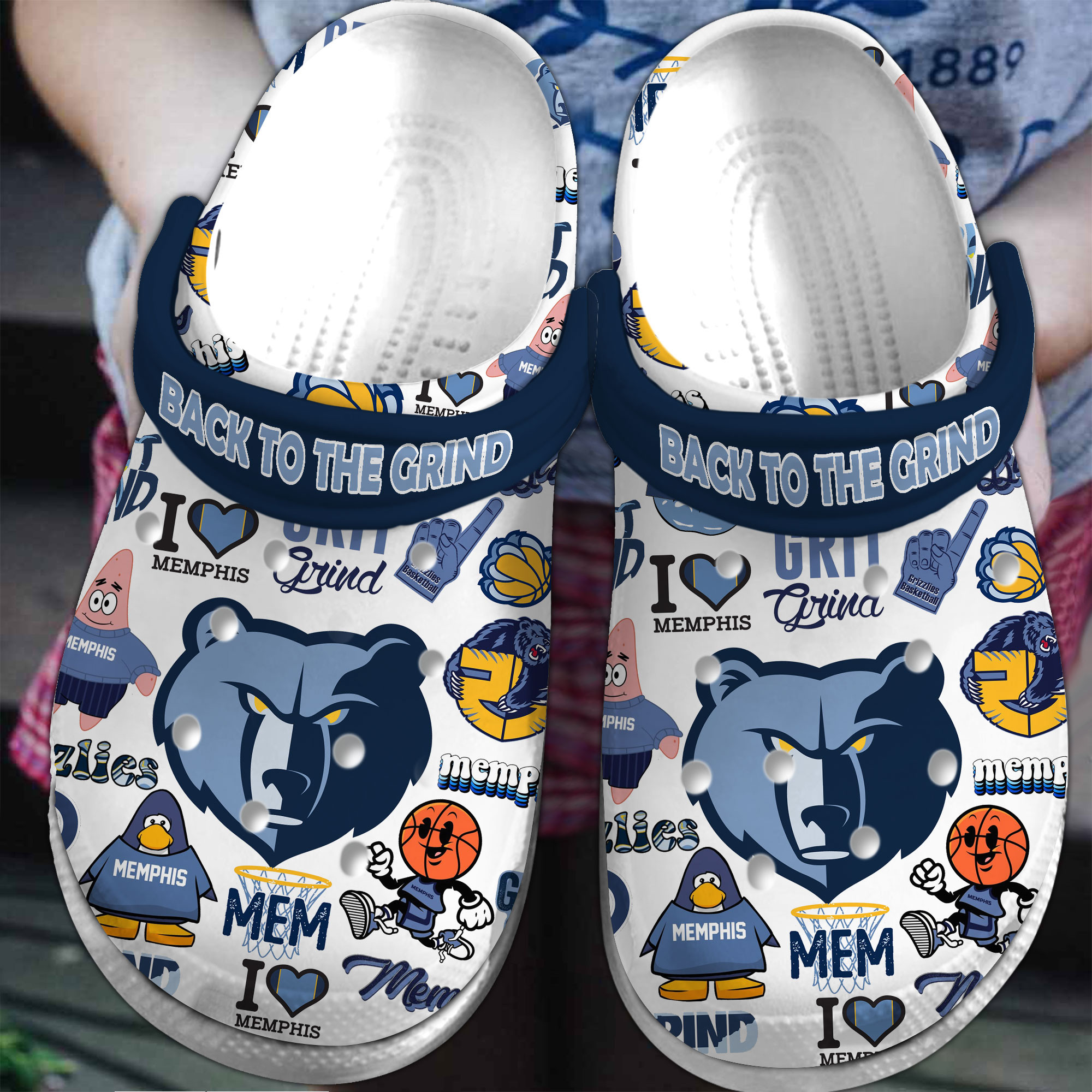 Memphis Tigers NCAA Sport Crocss Crocband Clogs Shoes Comfortable For Men Women and Kids