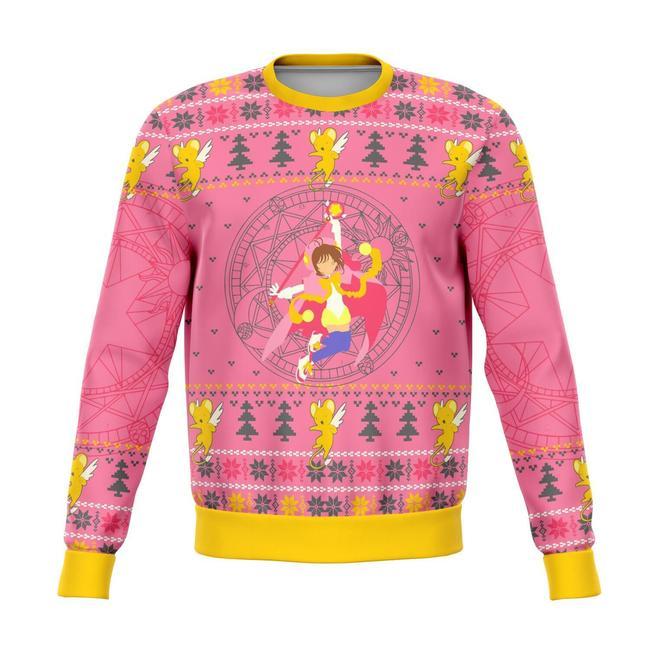 CARDCAPTOR SAKURA PREMIUM UGLY CHRISTMAS SWEATER – AMAZING GIFT IDEA – THANKSGIVING GIFT